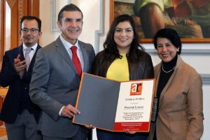 Entregan Reconocimiento a Puebla como Municipio más Transparente